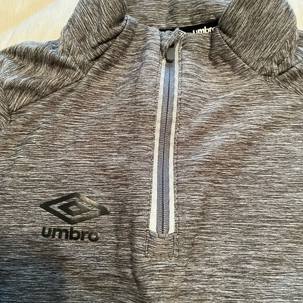 UMBRO LONG SLEEVE 1/4 zip pullover